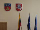 Herbai Šalčininkų rajono savivaldybės posėdžių salėje